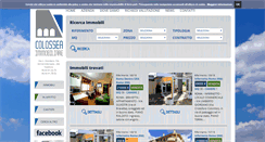 Desktop Screenshot of colosseaimmobiliare.it