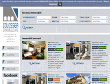 Tablet Screenshot of colosseaimmobiliare.it